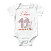 11 Month Baby Milestone Onesie – Baby Memory Outfit