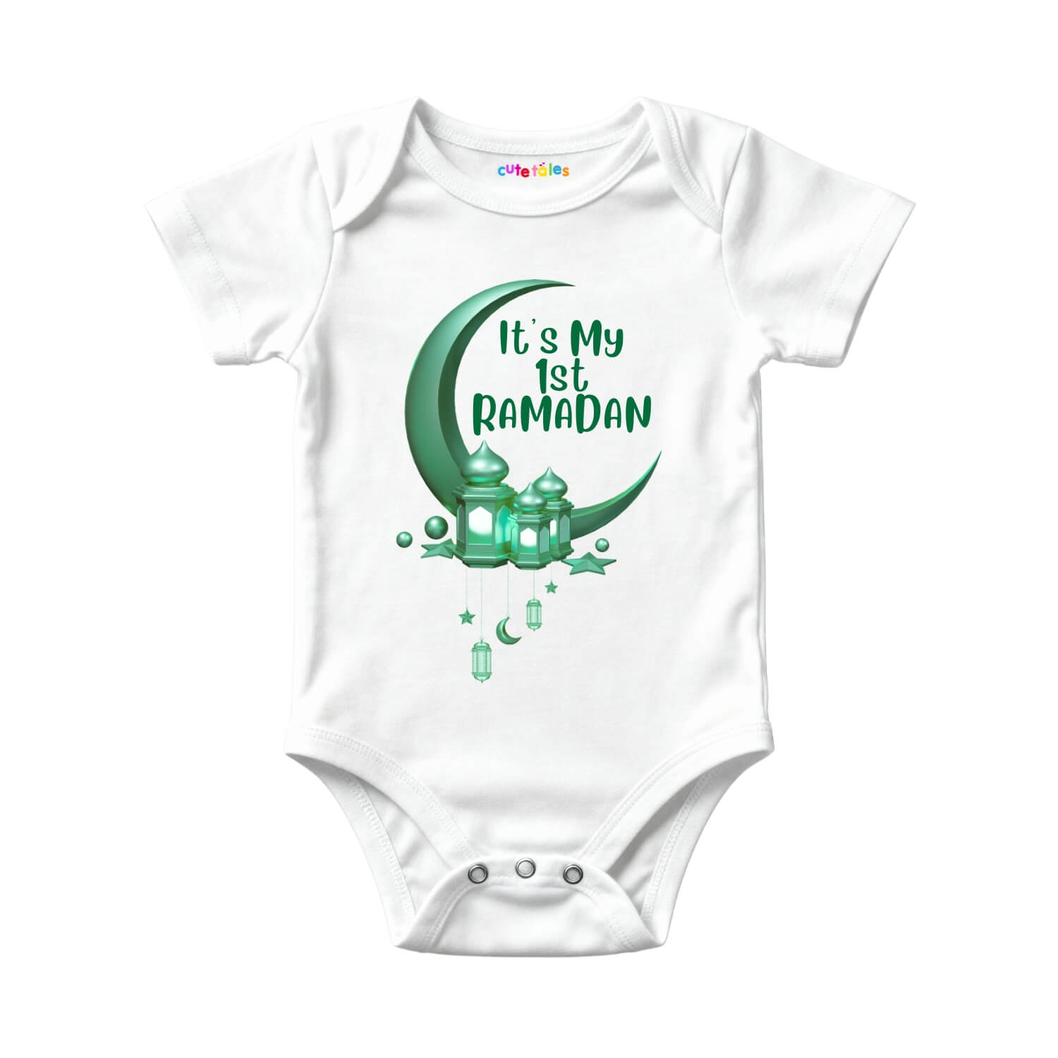It’s My 1st Ramadan Baby Onesie – Green Lantern Edition