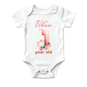 12 Month Baby Milestone Onesie – First Birthday Outfit