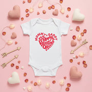 Mommy & Daddy Happy Valentine’s Day Baby Bodysuit
