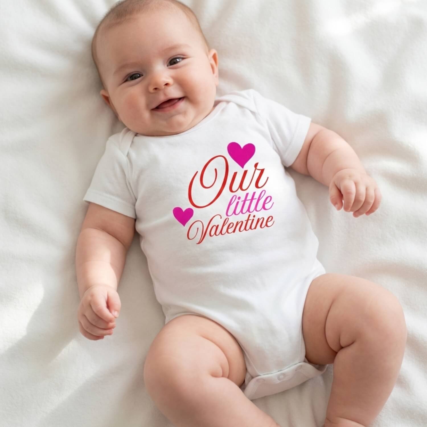 Our Little Valentine Baby Onesie – Valentine Special