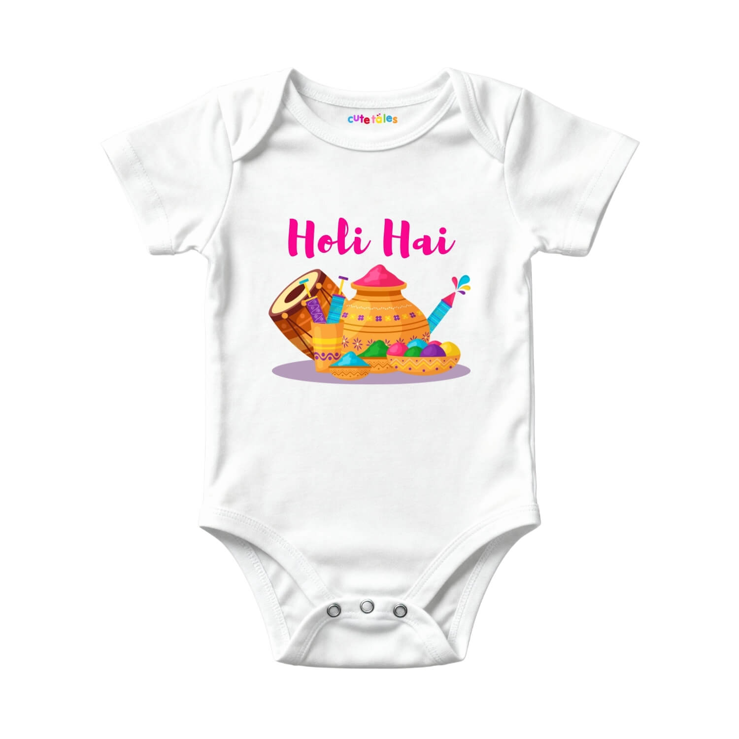 Holi Hai Baby Onesie – Traditional Festival Design