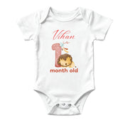 1 Month Baby Milestone Onesie – First Month Outfit for Newborn
