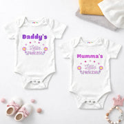 Daddy Mumma Little Princess Baby Romper Combo (Pack of 2)