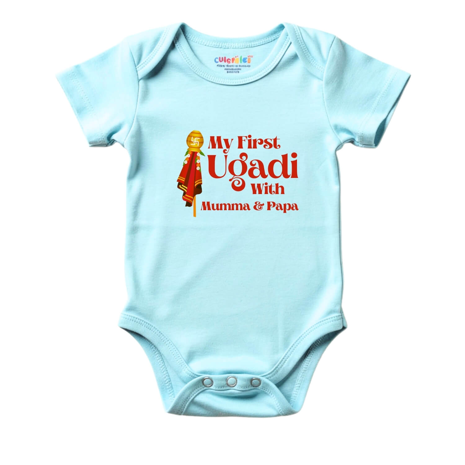 My First Ugadi with Mumma & Papa Onesie