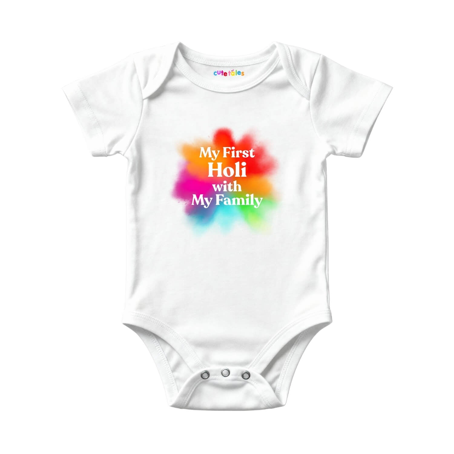 My First Holi With My Family – Rainbow Splash