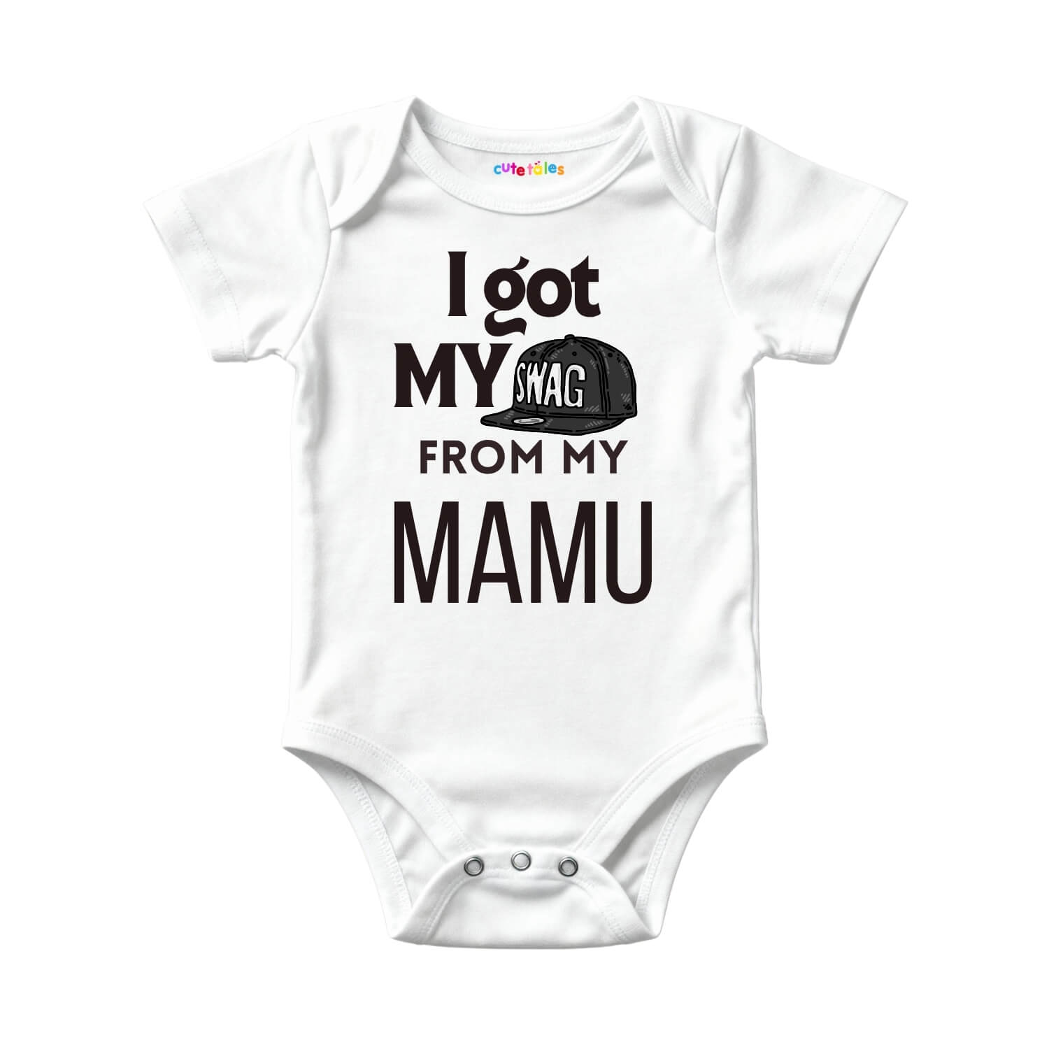 I Got My Swag From Mamu Baby Onesie