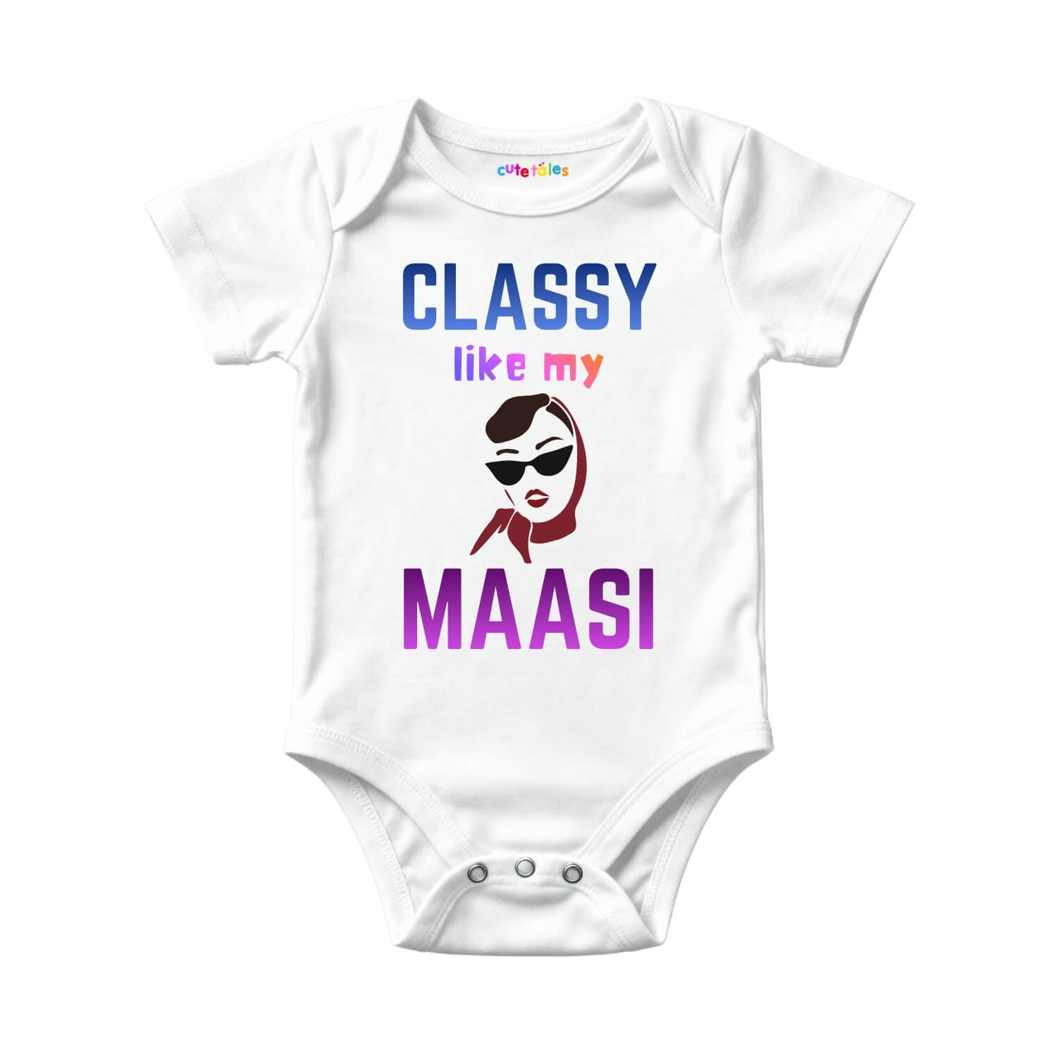 Classy Like My Maasi Baby Onesie