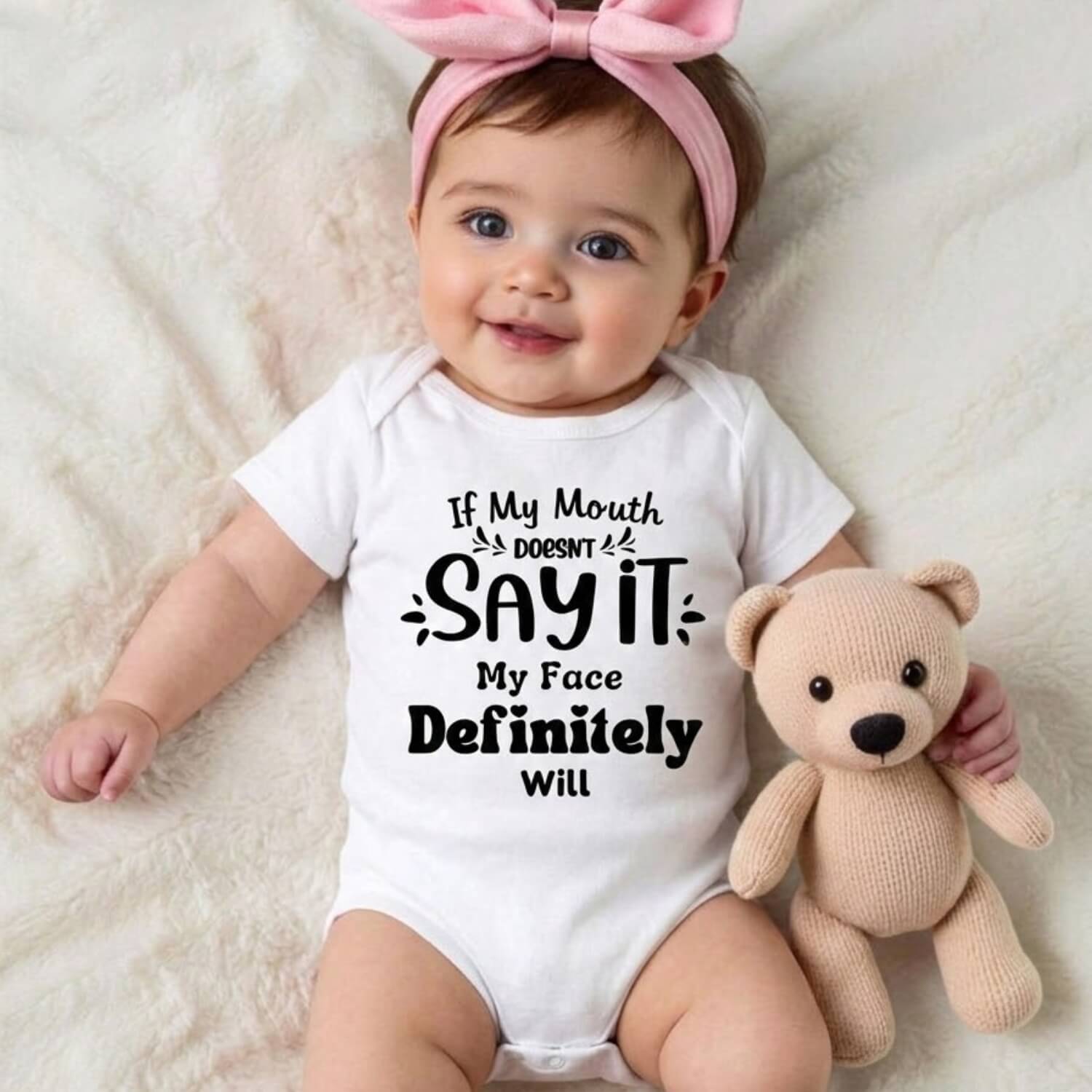 If My Mouth Doesn’t Say It Baby Onesie