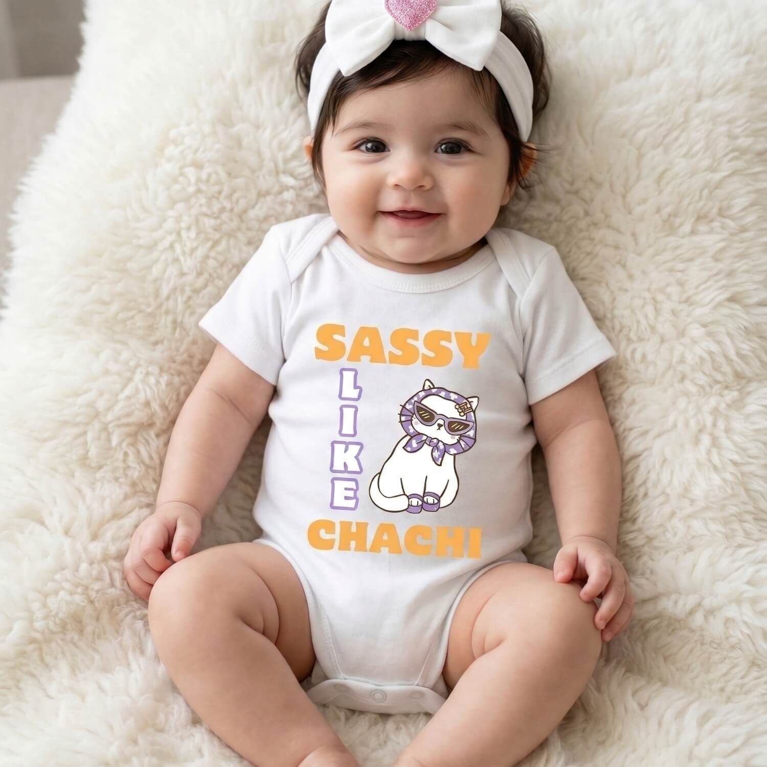 Sassy Like Chachi Baby Onesie