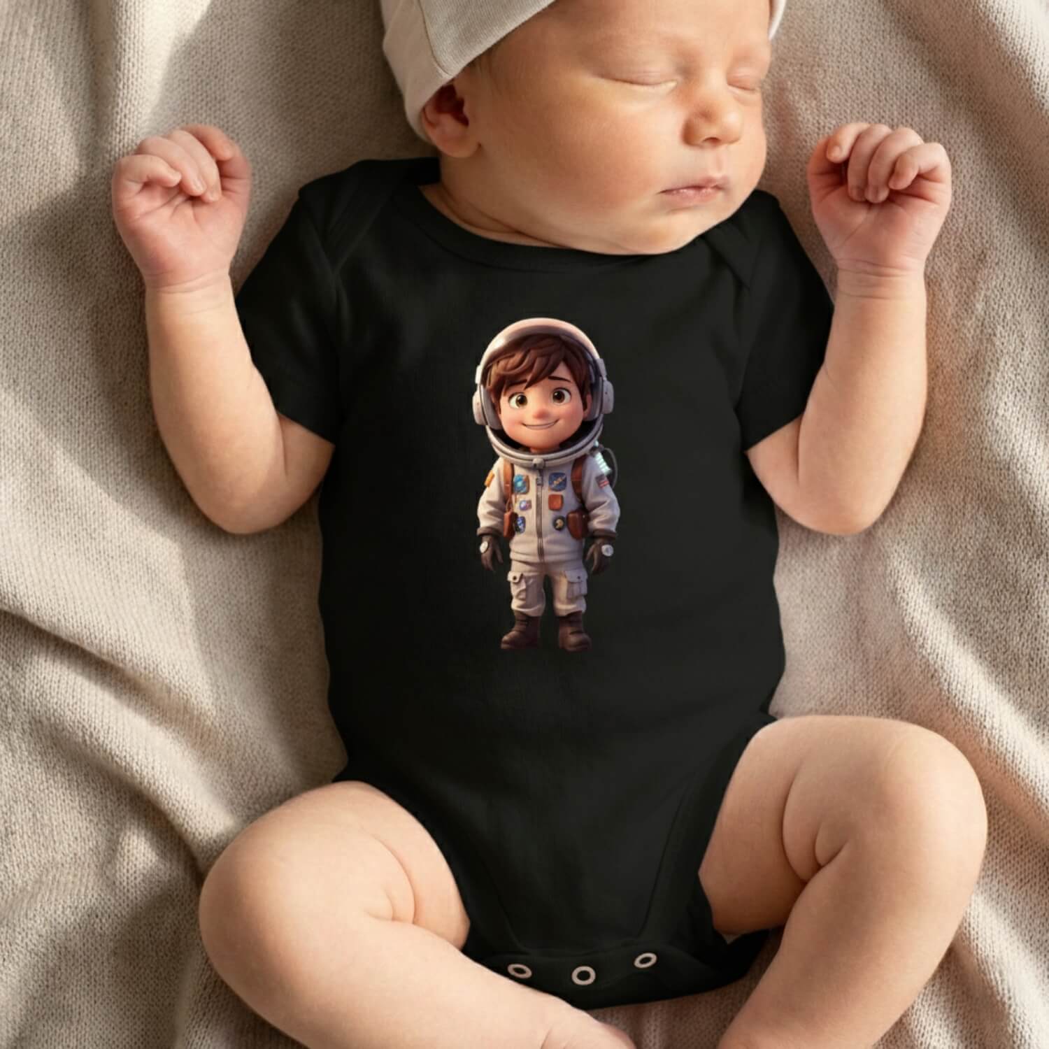 Astronaut Baby Romper – Space Theme Newborn Bodysuit