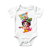 Happy Holi Krishna Baby Onesie