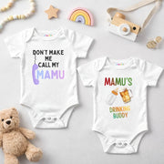 Mamu Funny Quote Baby Romper Combo (Pack of 2)