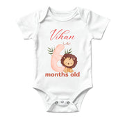 6 Month Baby Milestone Onesie – Half Birthday Outfit