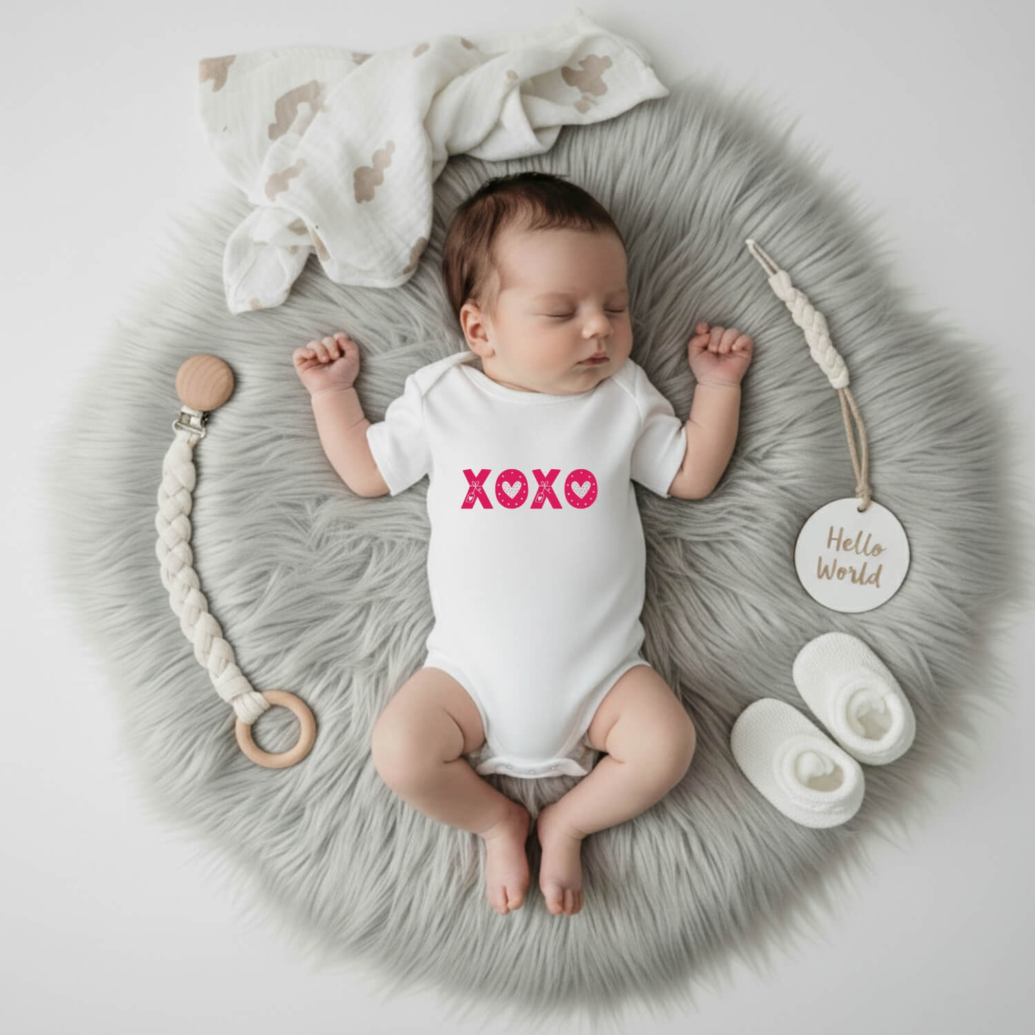 XOXO Baby Valentine Bodysuit