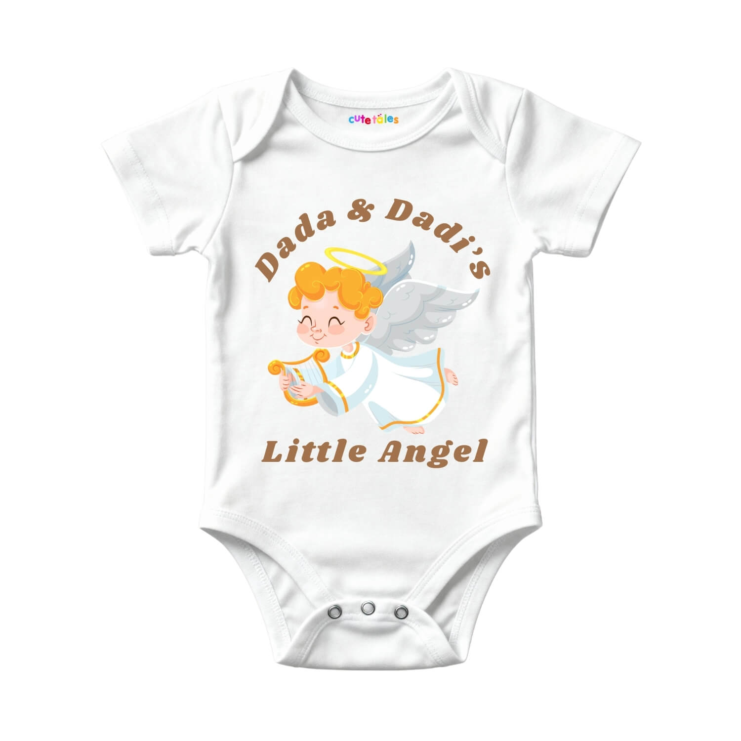 Dada & Dadi’s Little Angel Onesie