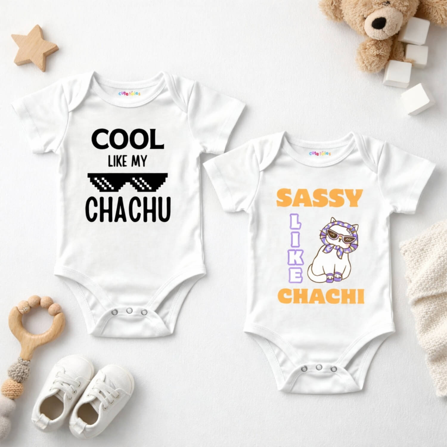 Cool Chachu Sassy Chachi Baby Romper Combo (Pack of 2)