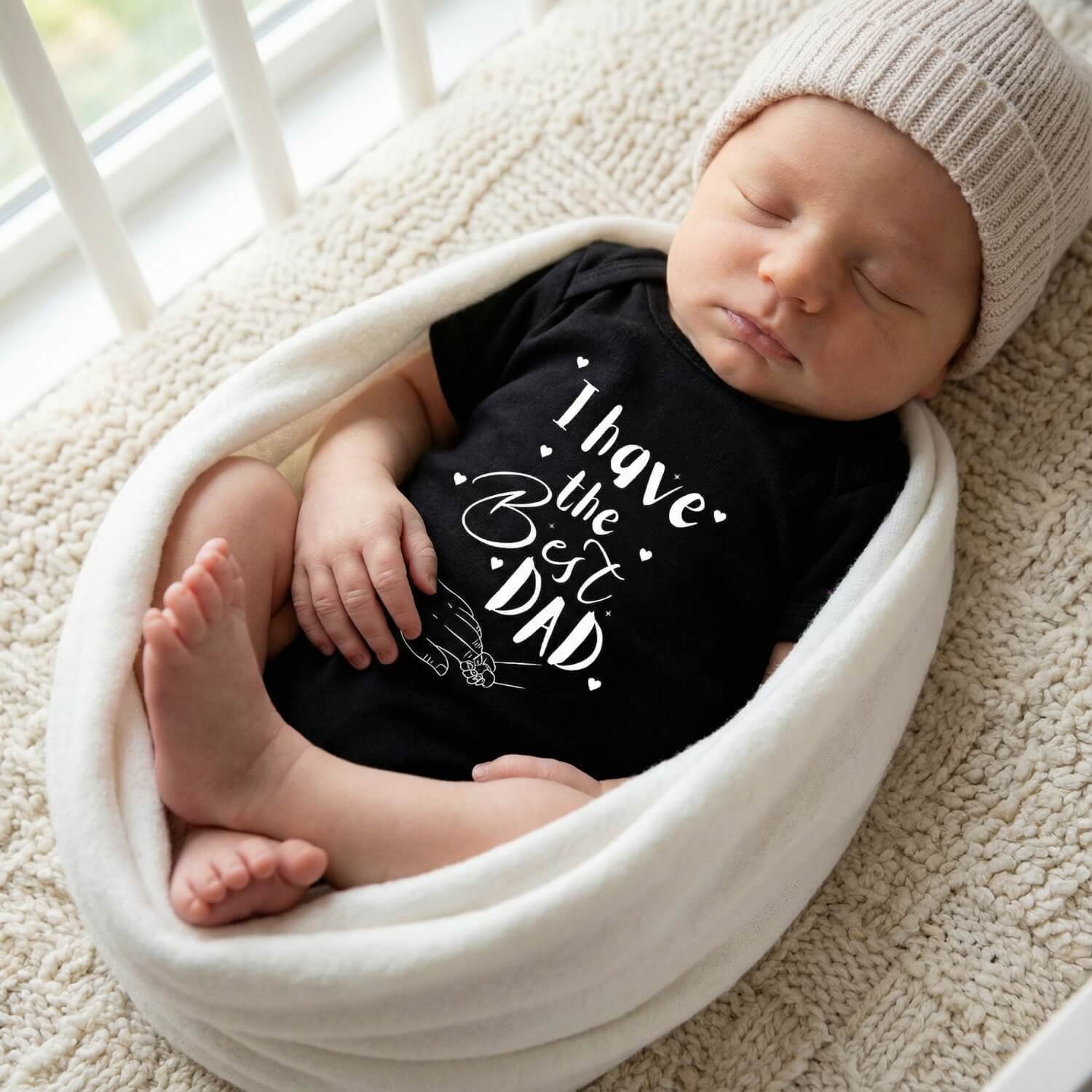 I’ve The Best Dad Baby Romper – Dad Quote Bodysuit