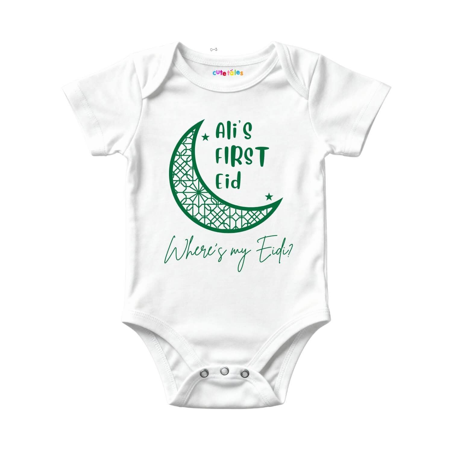 Where’s My Eidi? Baby Onesie