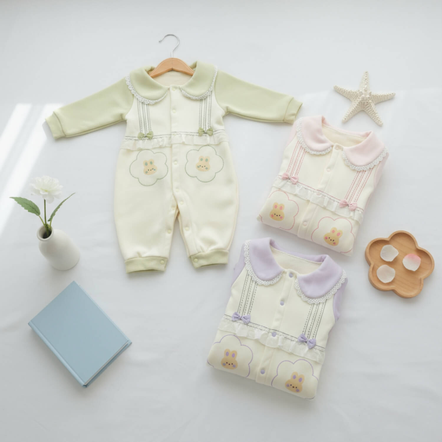 CuteTales Cozy Winter Baby Romper – Ultra-Soft, Warm & Breathable | Full Sleeve Romper for Boys & Girls