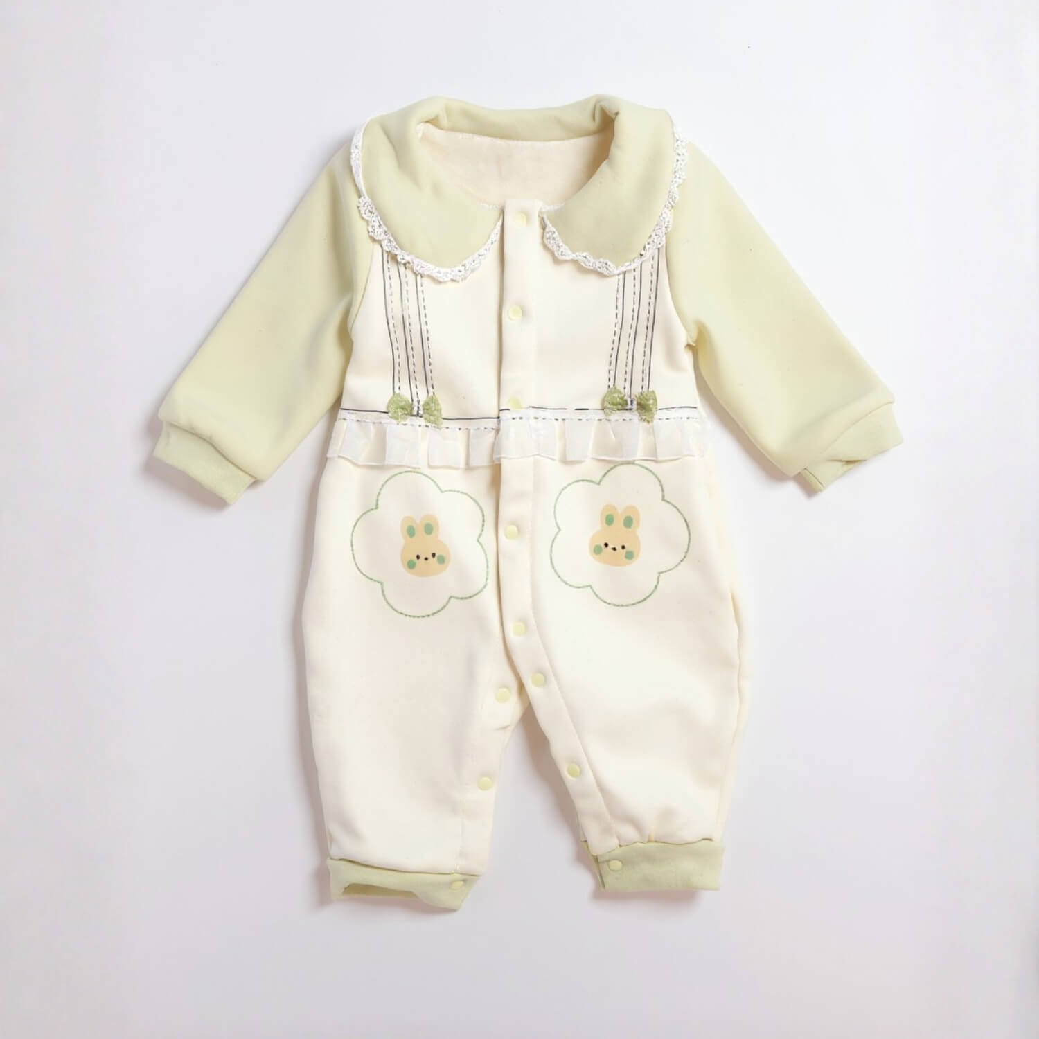 CuteTales Cozy Winter Baby Romper – Ultra-Soft, Warm & Breathable | Full Sleeve Romper for Boys & Girls