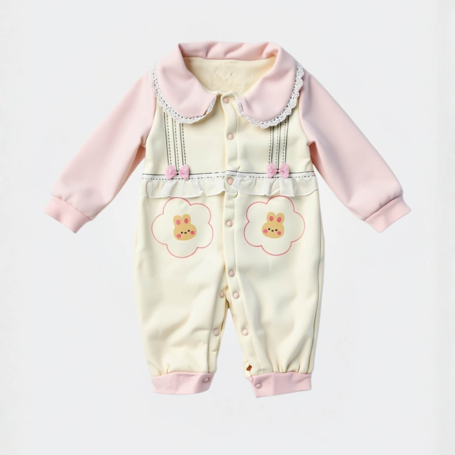 CuteTales Cozy Winter Baby Romper – Ultra-Soft, Warm & Breathable | Full Sleeve Romper for Boys & Girls