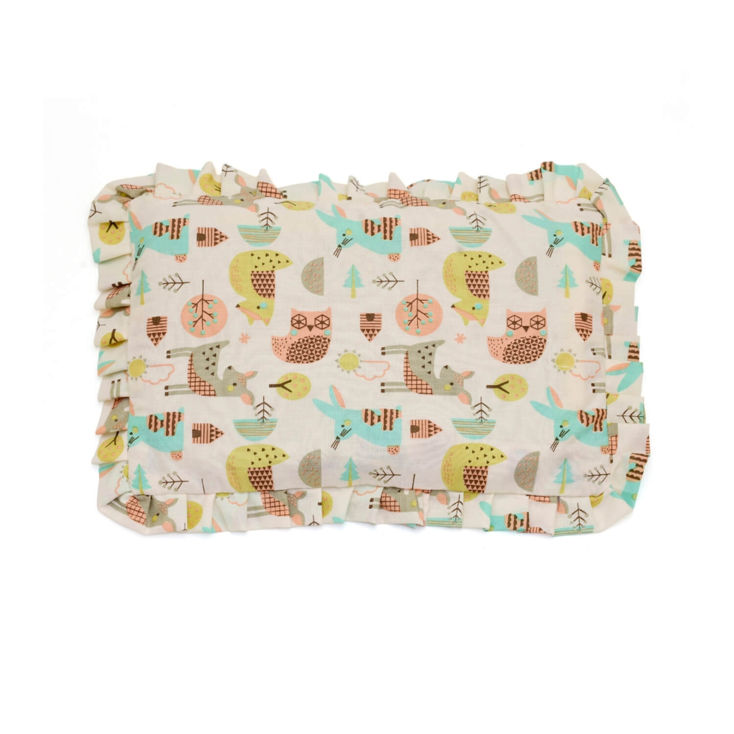 Baby Head Shaping Mustard Seed Pillow, 100% Cotton, Breathable Fabric