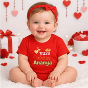 Miss Valentine Baby Bodysuit – Personalized Name