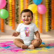 Holi Hai Baby Onesie – Pink Pot Design