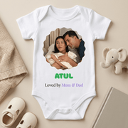 Loved by Mom & Dad Custom Baby Onesie – Made Just for Your Little One