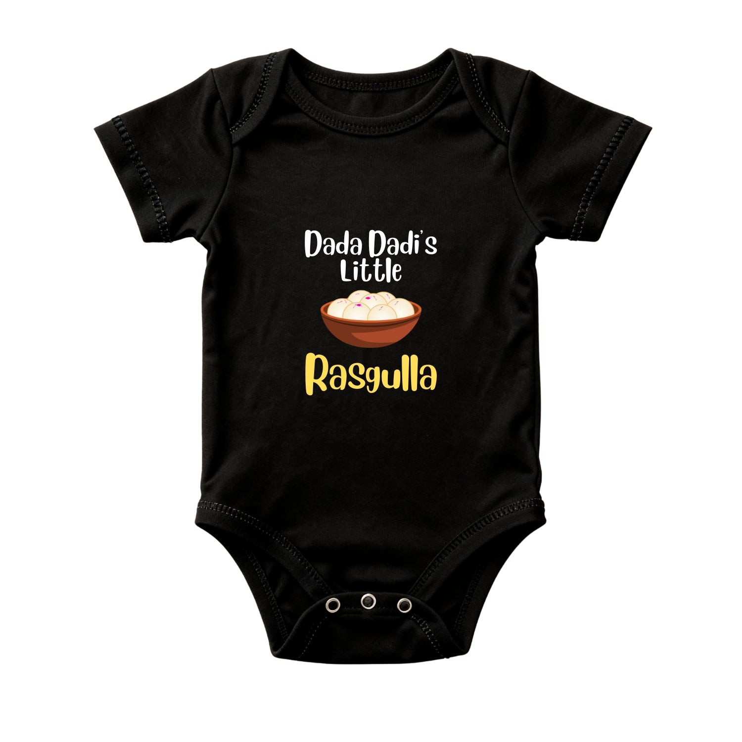 Dada Dadi’s Little Rasgulla Romper – Cute Indian Family Design