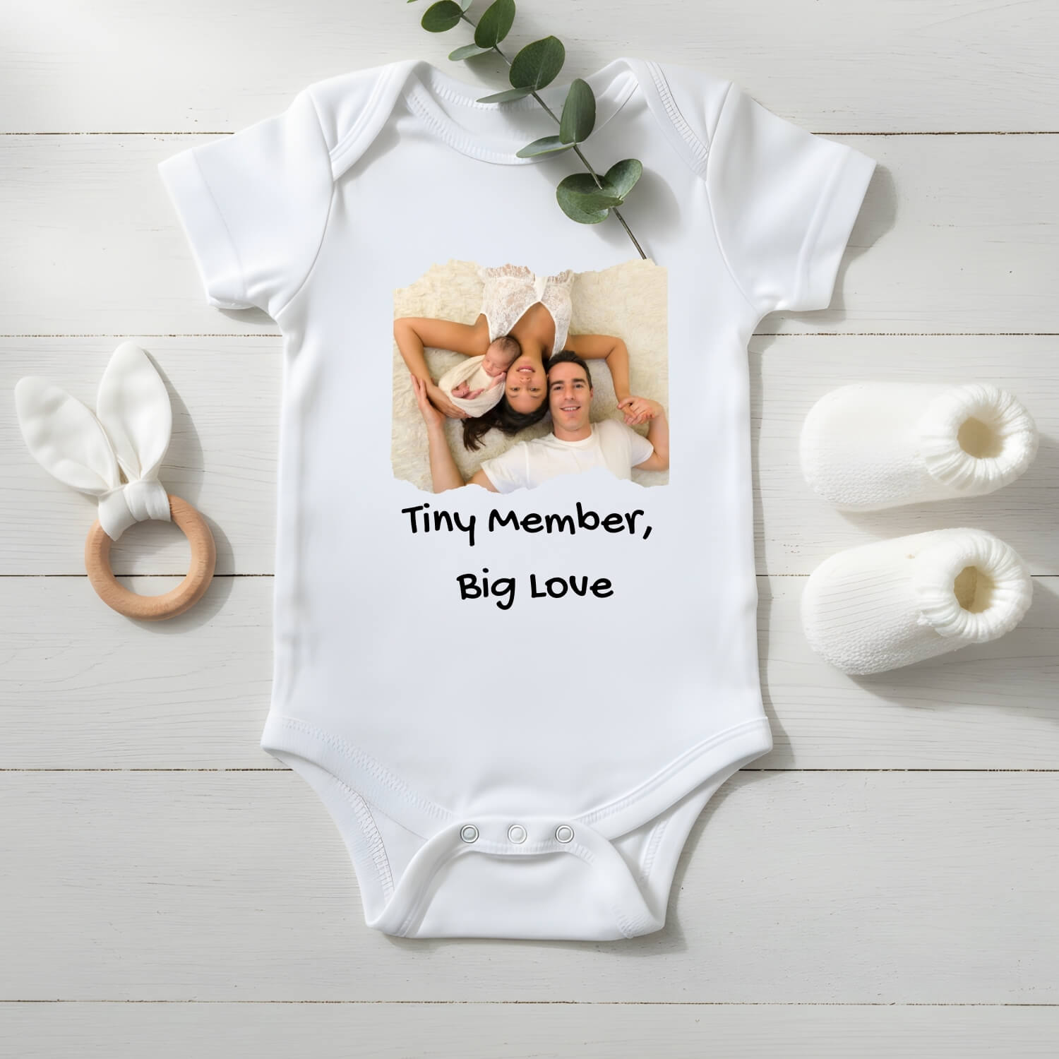 Tiny Member, Big Love Custom Baby Onesie – Made Just for Your Little One